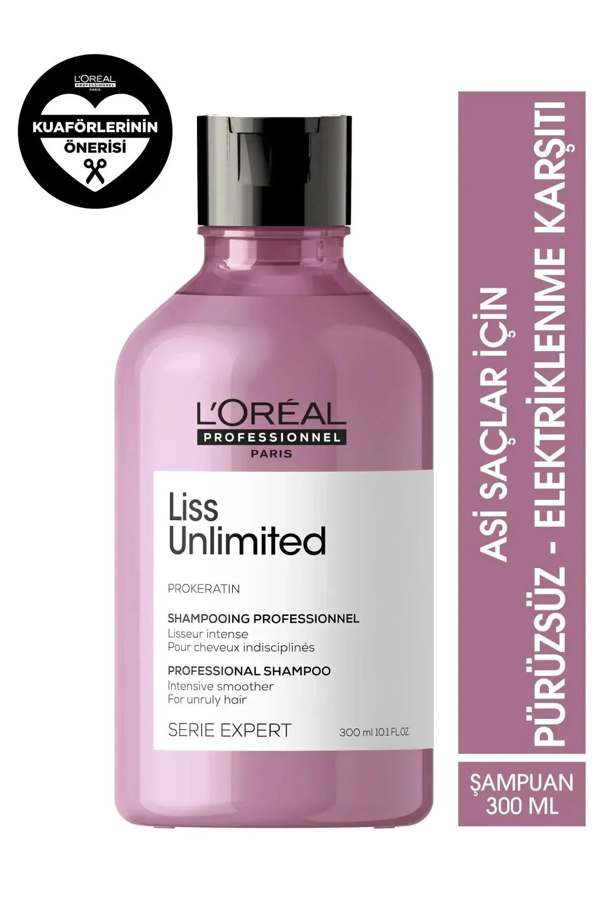 Loreal Professionnel Serie Expert Liss Unlimited Elektriklenme Karşıtı ve Yumuşaklık Veren Şampuan 300 ml