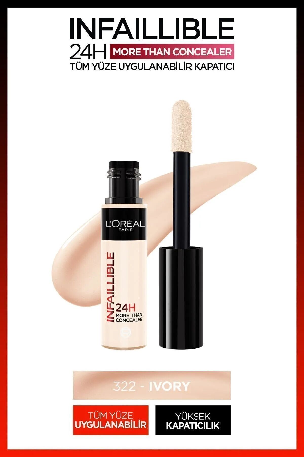 L'Oreal Paris Infaillible 24H Kapatıcı 322 Ivory