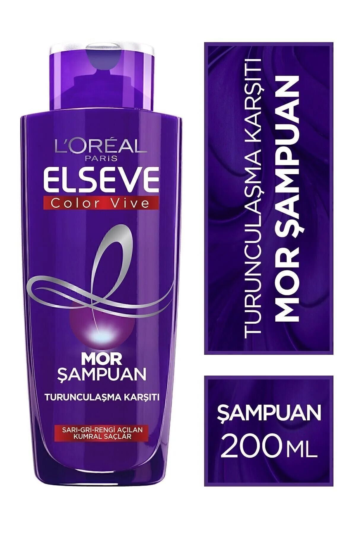 Elseve Turunculaşma Karşıtı Mor Şampuan 200 ml