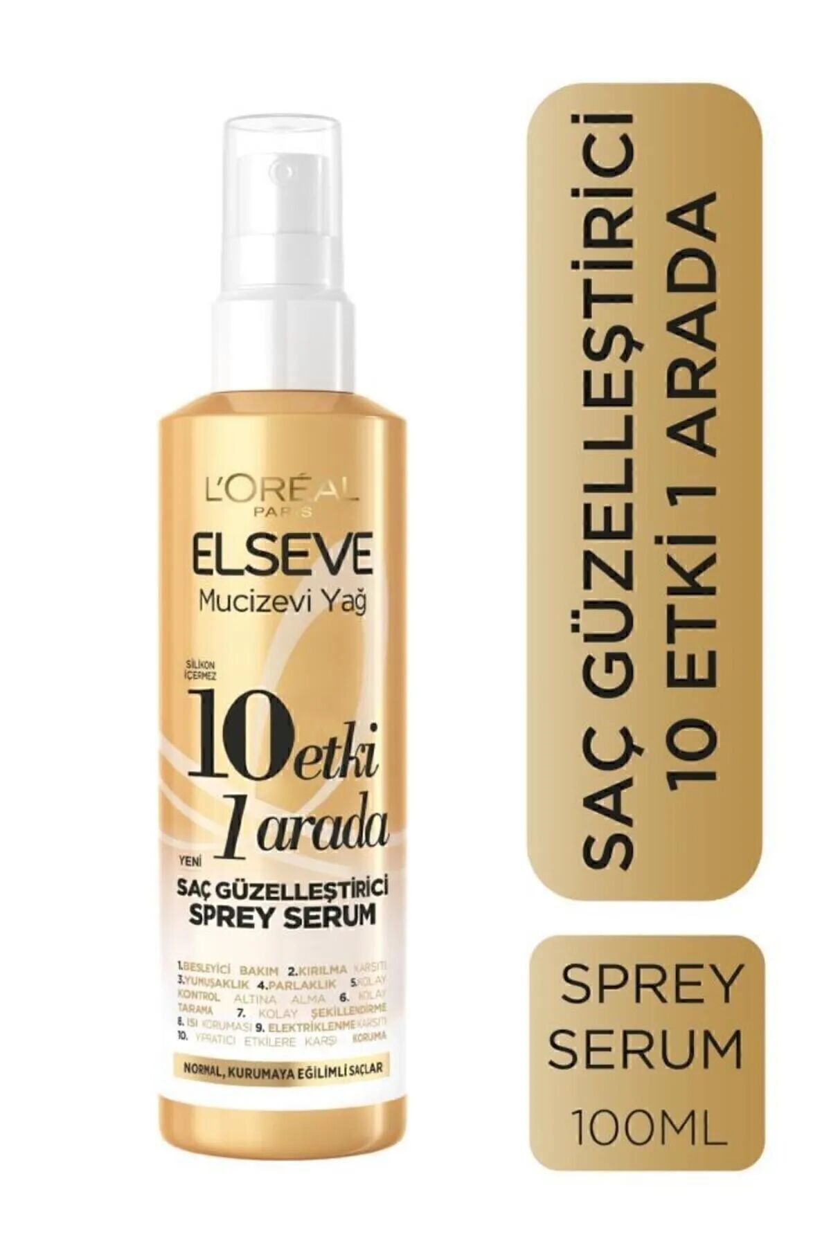 Elseve Mucizevi Yağ 10 Etki 1 Arada Saç Güzelleştirici Sprey Serum 150ml