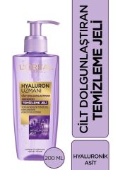 L'Oreal Paris Hyaluron Uzmanı Cilt Dolgunlaştıran, Arındırıcı Yüz Temizleme Jeli, Hyaluronik Asit 200ml