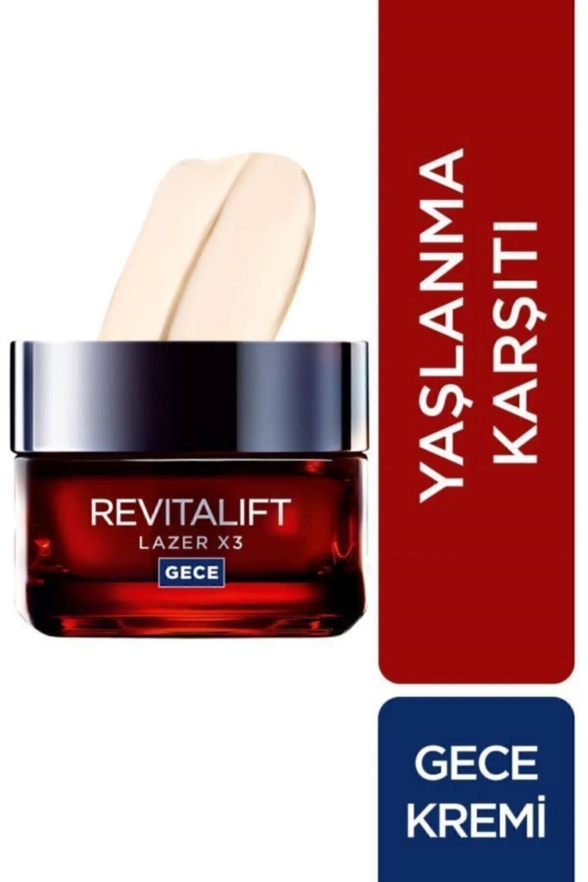 L'Oreal Paris L'oréal Paris Revitalift Lazer X3 Yoğun Yaşlanma Karşıtı Gece Bakım Kremi