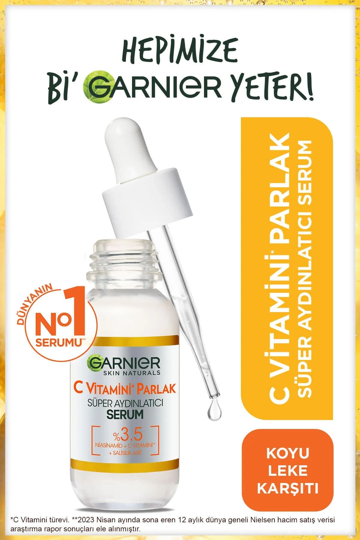 Garnier C Vitamini Parlak Süper Aydınlatıcı Serum 30ml