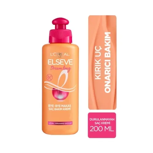 L'Oréal Paris Elseve Dream Long Bye Bye Makas Saç Bakım Kremi 200 Ml